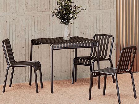 Комплект обеденной мебели Flow 1 | Стол + 3 стула